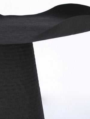 Tavolino Metallo Beige Moderno da Interno - HONY Dimensione: D46, Colore: Nero