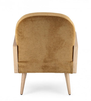 Poltrona Tessuto Marrone Scandinavo da Interno - DELILAH Colore: Marrone