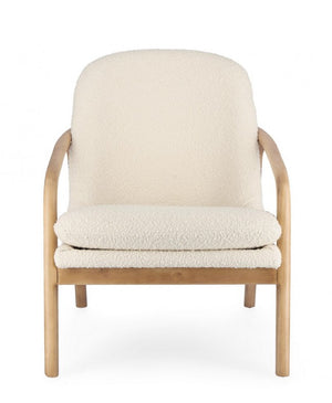 Poltrona Tessuto Grigio Moderno da Interno - SERAPHINA Colore: Grigio