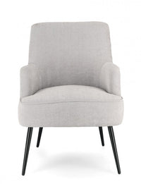 Poltrona Tessuto Marrone Moderno da Interno - CALEB Colore: Grigio