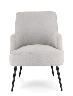 Poltrona Tessuto Marrone Moderno da Interno - CALEB Colore: Grigio