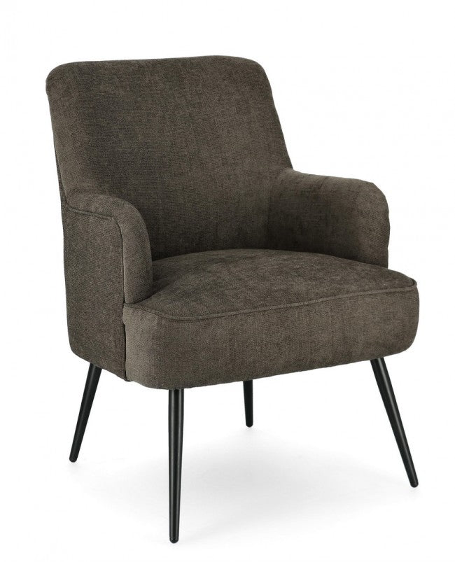 Poltrona Tessuto Marrone Moderno da Interno - CALEB Colore: Multicolore