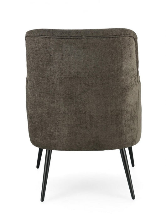 Poltrona Tessuto Marrone Moderno da Interno - CALEB Colore: Multicolore
