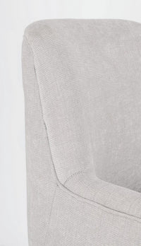 Poltrona Tessuto Marrone Moderno da Interno - CALEB Colore: Grigio