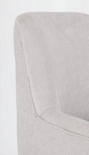 Poltrona Tessuto Marrone Moderno da Interno - CALEB Colore: Grigio