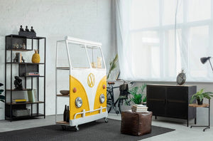 Pouf Marrone Stile Moderno da Interno 40x40 cm - SAVANNAH