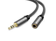 Prolunga Jack Cavo Nylon Intrecciato Jack Audio Stereo 3,5mm Maschio a Femmina Cuffie Prolunga Compatibile con Cuffie Beats Apple iPhone iPad iPod Smartphone MP3 ed altri 1M