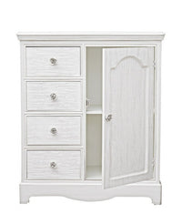 Credenza MDF Impiallacciato Bianca Rustica da Interno - IVORY