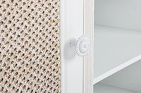 Credenza MDF Impiallacciato Bianca Moderna da Interno - EVERETT