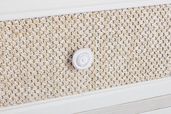 Cassettiera MDF Impiallacciato Bianca Moderna da Interno - EVERETT