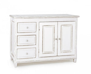 Credenza Legno Bianco Rustico da Interno - MAEVE
