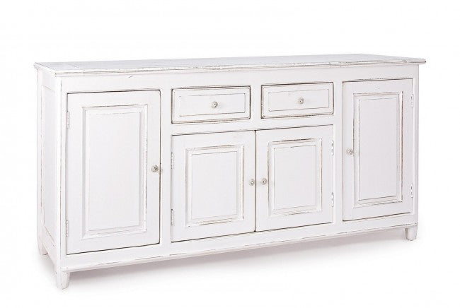 Credenza Legno Bianco Shabby da Interno - MAEVE