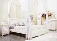 Credenza Legno Bianco Rustico da Interno - MAEVE