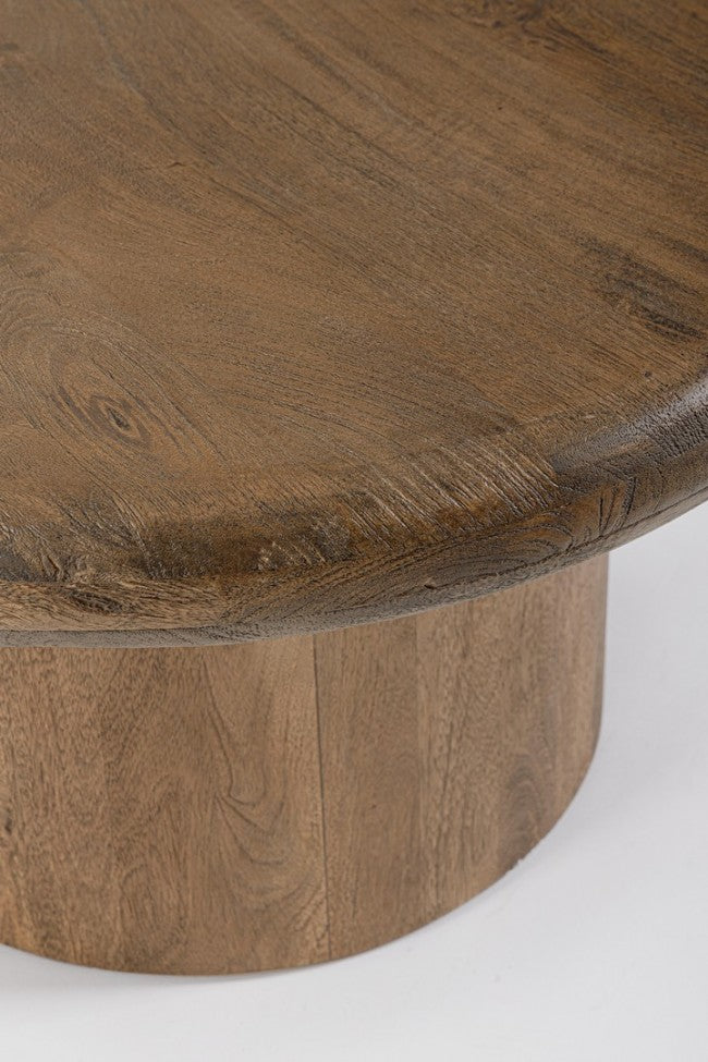 Tavolino Legno Naturale Rustico da Interno 75 cm - PHOENIX