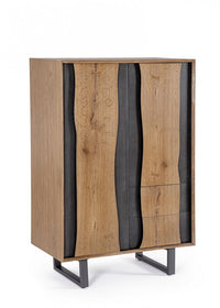 Mobile Alto Legno Naturale Industriale da Interno - BRAMBLE