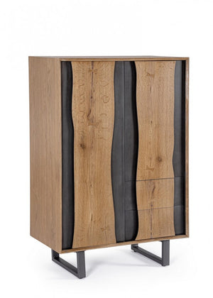 Mobile Alto Legno Naturale Industriale da Interno - BRAMBLE