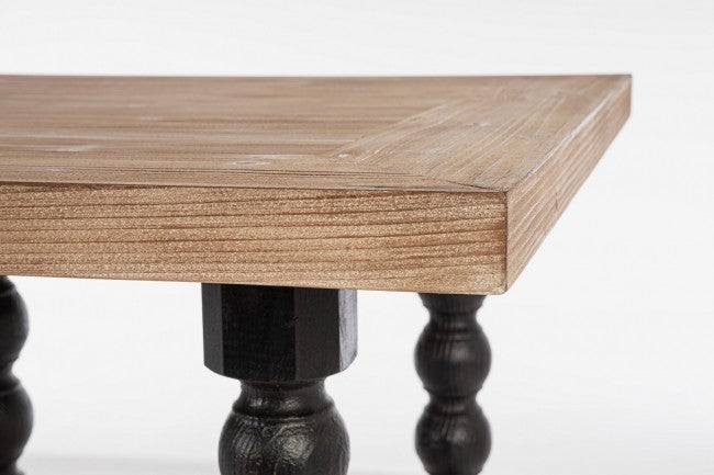 Tavolo Rettangolare Legno Marrone Rustico da Interno 198x94 - MODERN RUSTIC