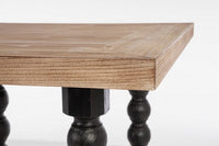 Tavolo Rettangolare Legno Marrone Rustico da Interno 198x94 - MODERN RUSTIC