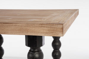 Tavolo Rettangolare Legno Marrone Rustico da Interno 198x94 - MODERN RUSTIC