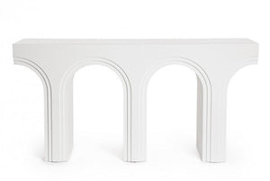 Consolle MDF Impiallacciato Bianco Moderna da Interno - ROAM