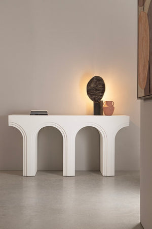 Consolle MDF Impiallacciato Bianco Moderna da Interno - ROAM