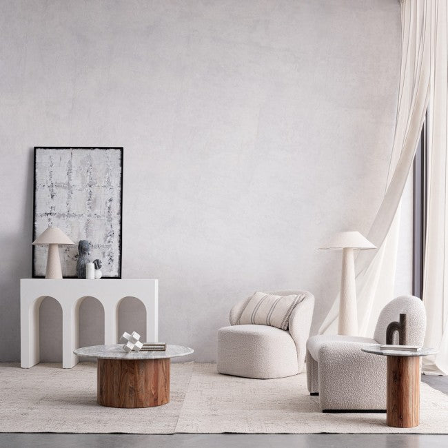 Consolle MDF Impiallacciato Bianco Moderno da Interno - ROAM