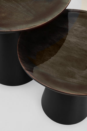 Tavolini Legno Nero Moderni da Interno - HYBRID