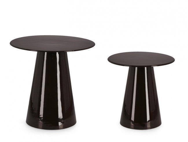 Tavolino Acciaio Nero Moderno da Interno - HYBRID