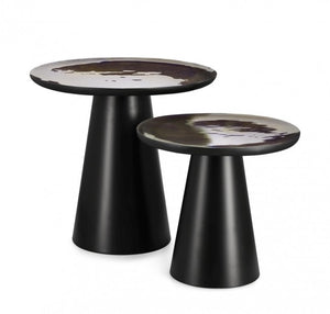 Tavolini Legno Nero Moderni da Interno - HYBRID