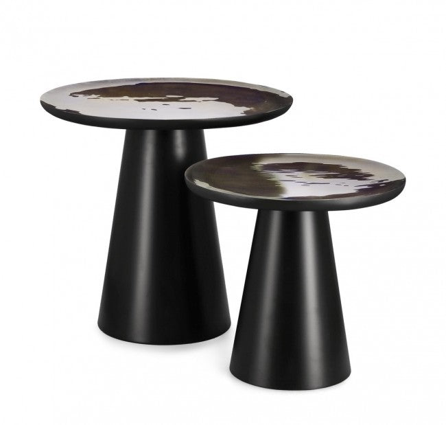 Tavolini Legno Nero Moderni da Interno - HYBRID