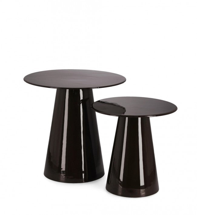 Tavolino Acciaio Nero Moderno da Interno - HYBRID