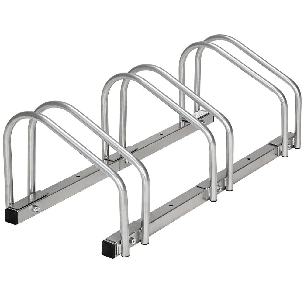 Sistema di supporto per portabiciclette portabiciclette basculante pratico garage a pavimento o a parete in acciaio 3408208