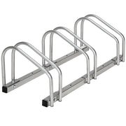 Sistema di supporto per portabiciclette portabiciclette basculante pratico garage a pavimento o a parete in acciaio 3408208