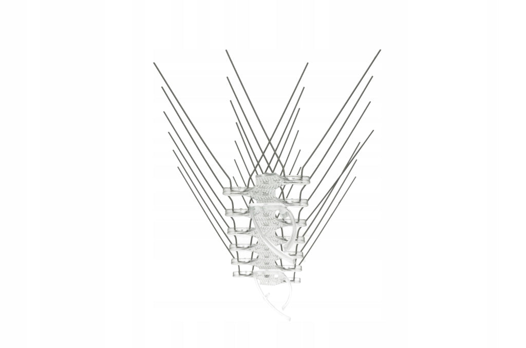 KADAX Punte anti-piccioni in acciaio inox, 25 cm, dense e resistenti, 9 pezzi, 3M