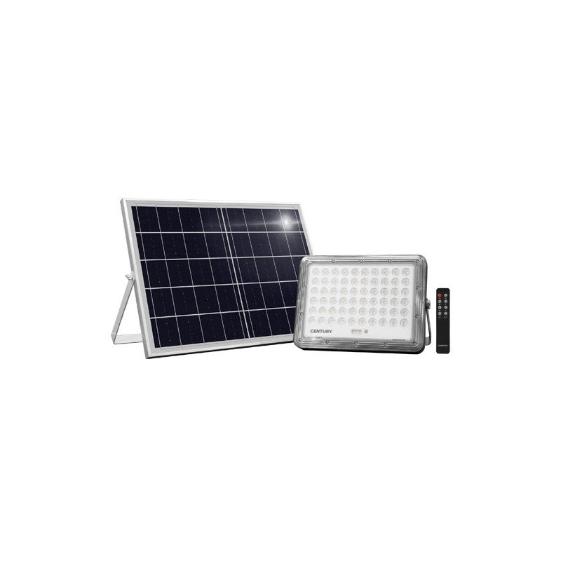 Proiettore LED solare Prometeo 5 W – 400 lm – Sensore crepuscolare e movimento – Century