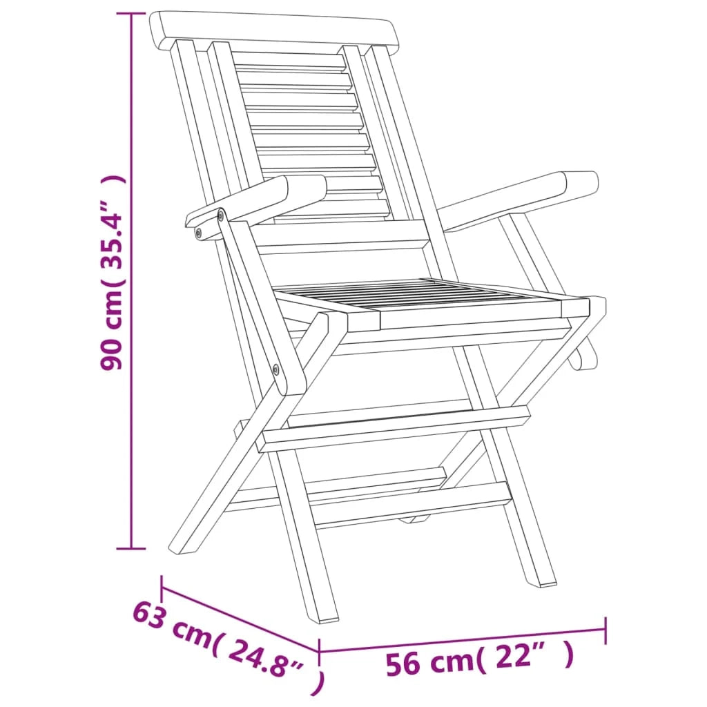 Set da pranzo per esterni composto da 5 pezzi mobili da giardino in legno massello di teak 02_0014307