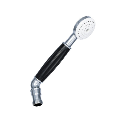 Doccino serie diritta con curva a 1 getto, cromato - nero