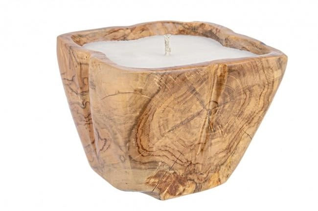 Candela Akabe 25x25x20 cm con Struttura in Legno