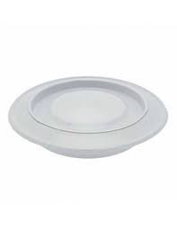 Rosone smaltatoo bianco con tapp o   8 cm b014y7f9z0