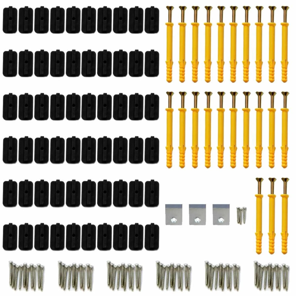Pavimento da Deck 32 pcs Nero WPC 3444728