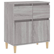 Buffet credenza cassettiera armadio mobile contenitore organizer per cucina soggiorno salotto Sonoma 60 x 35 x 70 cm legno ingegnerizzato grigio 02_0036400