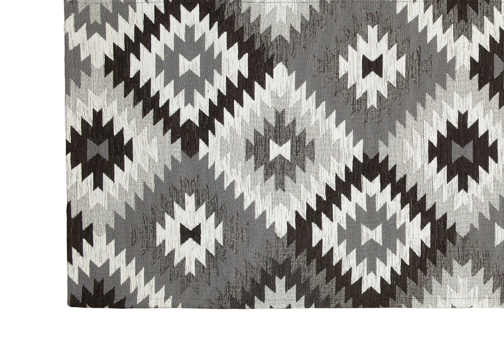 Tappeto Arredo Antiscivolo Camera Salotto Disegno Astratto Geometrico Avana By Suardi - 200x280 - Nero