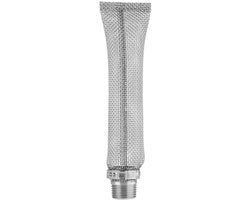 Filtro Birra 12 pollici - Acciaio Inossidabile - Birra Fermentata in Casa - Attrezzo per Birra - Connettore a Viti - Qualità Migliorata - Filtro Birra