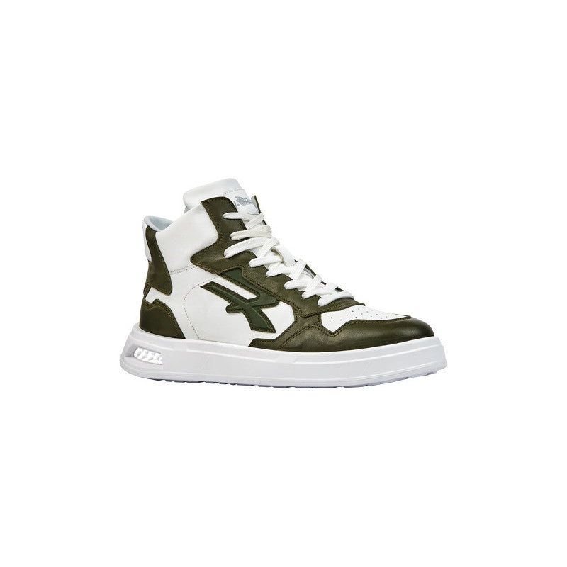 Scarpe alte U-Power Urban Exa n.39 – pelle bianca e microfibra verde Infinergy® antiscivolo – U-Power