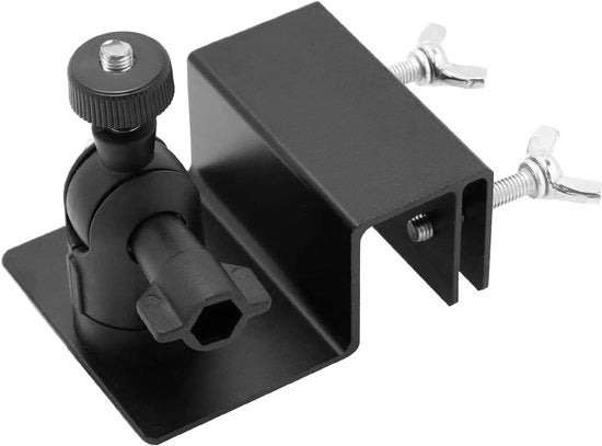 Montaggio universale per canna di scarico esterno - 360° girevole e 180° inclinabile - lega di alluminio - rivestimento anticorrosivo - sistema di fissaggio resistente alle intemperie con parole chiave: esterno, montaggio girevole per canna di scarico.