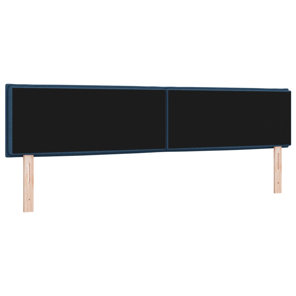 Testiera a LED Design Linee Blu 100 cm Tessuto