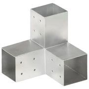 Connettore per Pali a Forma di Y in Metallo Zincato 81x81 mm cod mxl 63624