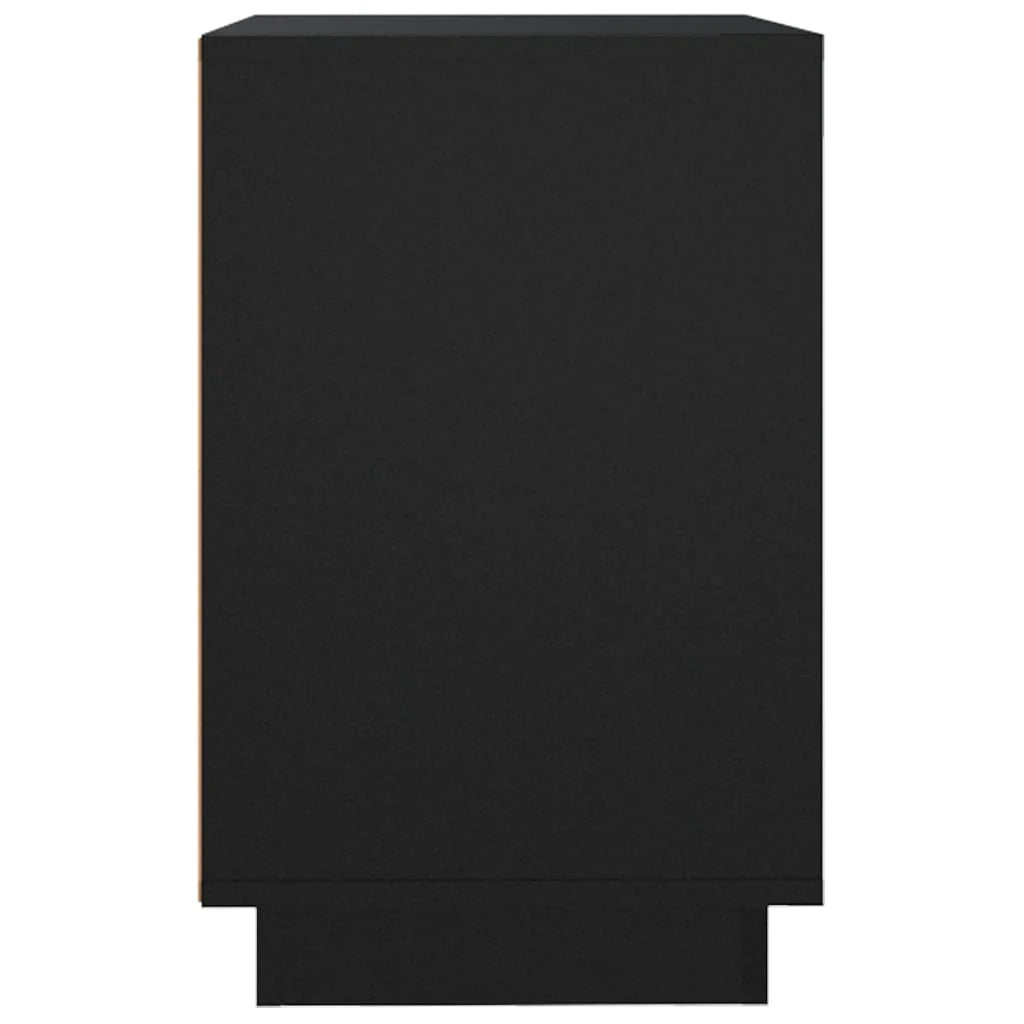 Buffet credenza cassettiera armadio mobile contenitore organizer per cucina soggiorno salotto 102 x 35 x 60 cm legno ingegnerizzato nero 02_0035818