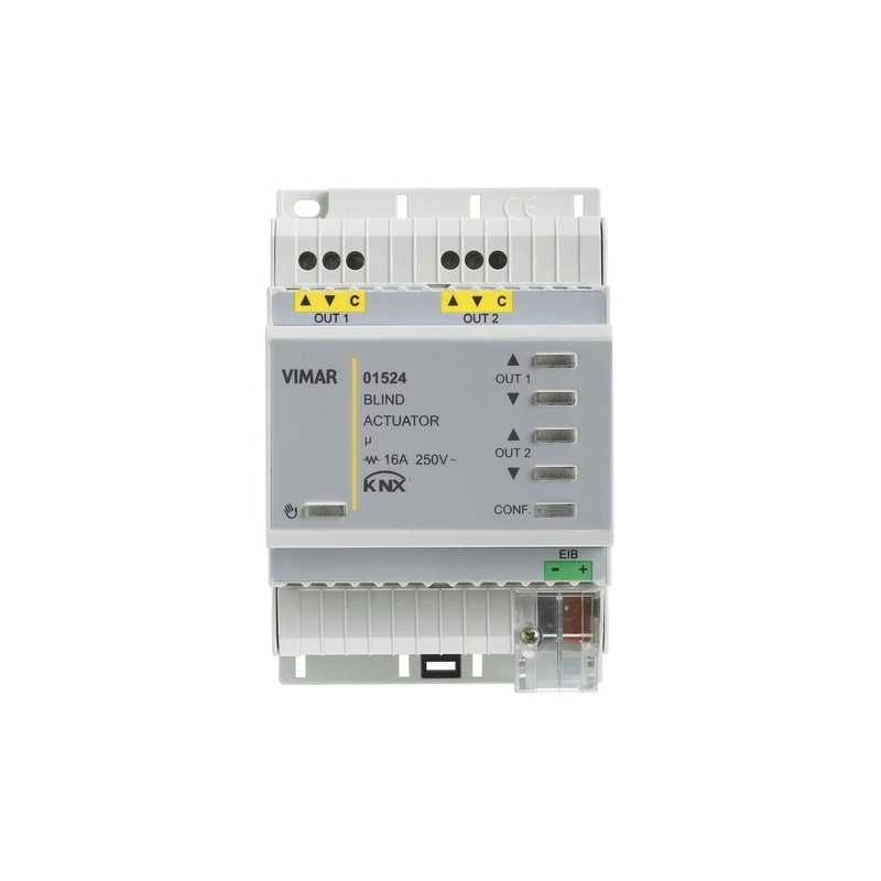 01524 Attuatore per 2 Tapparelle Knx