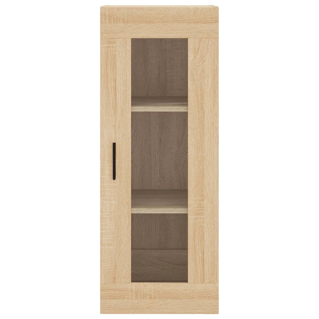 Buffet credenza cassettiera armadio mobile contenitore organizer cucina soggiorno salotto rovere Sonoma alto 34,5 x 34 x 180 cm legno ingegnerizzato marrone 02_0033962